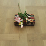 L-Grey Oak Basketweave Engineered Wood Flooring WBW1501
