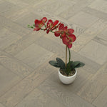 L-Charcoal Oak Basketweave Engineered Wood Flooring WBW1502