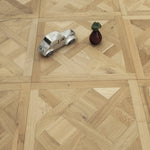 Oak Smoked Brushed Unfinished Versailles Panel Flooring 580x580x20/6mm WPE2004