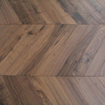 American Black Walnut Lacquered Chevron Flooring 600x90x20/6mm WSR1809