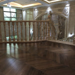 Double Smoked & UV Oiled Dark Chevron Flooring 600x90x18/4mm WSR1804