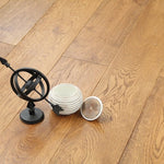 Oak Brushed Gunstock Lacquered Engineered Wood Flooring 1900x190x20/6mm WEO2002