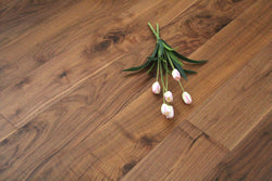 American Black Walnut Lacquered Engineered Flooring  EW1519