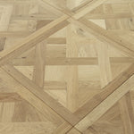 Oak Smoked Brushed Unfinished Versailles Panel Flooring 580x580x20/6mm WPE2004