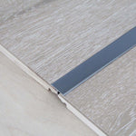 Grey Aluminium Door threshold 2.7m x 20mm x 7mm WAC009