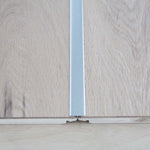 Silver Aluminium Door threshold 2.7m x 20mm x 7mm WAC011