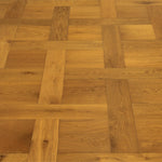 Smoked Natural Oak Basketweave Engineered Wood Flooring WBW1503