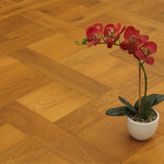 Smoked Natural Oak Basketweave Engineered Wood Flooring WBW1503