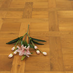 Smoked Natural Oak Basketweave Engineered Wood Flooring WBW1503