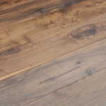 Engineered American Black Walnut Lacquered Flooring 2200x240x20/6mm WEW2052
