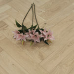 Brushed Unfinished Oak Engineered Herringbone Flooring 600x125x14/3mm WHO1400