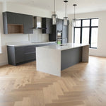 Oak Light Natural Engineered Herringbone Flooring 600x125x14/3mm WHO1406