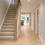 Oak Light Natural Engineered Herringbone Flooring 600x125x14/3mm WHO1406