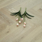 Smoked Grey Oak Engineered Herringbone Flooring 600x125x14/3mm WHO1409