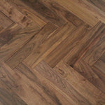 Prime Grade American Black Walnut Lacquered Herringbone Engineered Flooring 600x90x18/4mm WHW1802AB