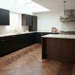 UV Lacquered American Black Walnut Herringbone 600x90x18/4mm WHW1802