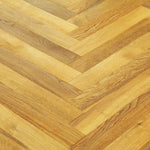 Oak Smoked & Brushed Natural Oiled Oak Herringbone Wood Flooring 600x90x18/4mm WHO1805