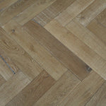 Volcano Ash Lightly Brushed Bespoke Herringbone 600x115x18/4mm WHO1818