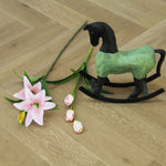 Oak Brushed L-Grey Lacquered Herringbone Engineered Wood Flooring 605x125x15/4mm WHO1501