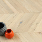 Oak Brushed Unfinished Chevron Engineered Flooring 600x90x18/4mm WSR1811