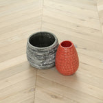 Oak Brushed Unfinished Chevron Engineered Flooring 600x90x18/4mm WSR1811