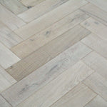 Beach Sand Bespoke Engineered Oak Herringbone 600x115x18/4mm WHO1817