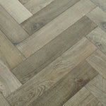 Medium Grey Bespoke Parquet Herringbone Flooring 600x115x18/4mm WHO1814