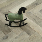 Medium Grey Bespoke Parquet Herringbone Flooring 600x115x18/4mm WHO1814