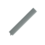 Silver Aluminium Door threshold 2.7m x 20mm x 7mm WAC011