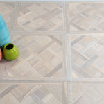 Oak Smoked Brushed White Oiled Versailles Panel Engineered Flooring 580x580x20/6mm WPO2001
