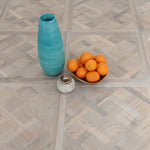 Oak Smoked Brushed White Oiled Versailles Panel Engineered Flooring 580x580x20/6mm WPO2001