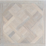 Oak Smoked Brushed White Oiled Versailles Panel Engineered Flooring 580x580x20/6mm WPO2001