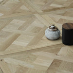 Oak Brushed Unfinished Versailles Panel Engineered Wood Flooring 580x580x20/6mm WPE2007