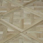 Oak Brushed Unfinished Versailles Panel Engineered Wood Flooring 580x580x20/6mm WPE2007