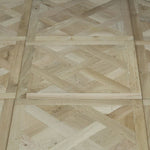 Oak Brushed Unfinished Versailles Panel Engineered Wood Flooring 580x580x20/6mm WPE2007