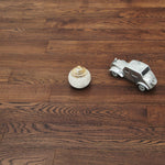 Dark Mahogany Stained Solid Oak Wood Flooring 930x130x18mm WMO1808