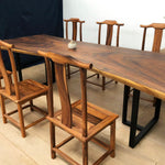 Solid South American Walnut Grand Slab Table 2900mm Length
