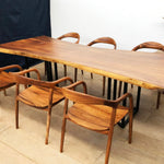 Solid South American Walnut Slab Table 2510mm