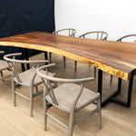 Rustic South American Walnut Slab Table 2530mm Length