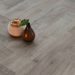 Smoked Oak SPC Herringbone Vinyl Flooring 600x120x5.0mm WVH2402