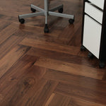 American Black Walnut Lacquered Herringbone 600x125x18mm WHW1820N