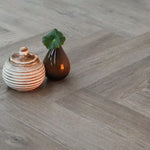 Smoked Oak SPC Herringbone Vinyl Flooring 600x120x5.0mm WVH2402