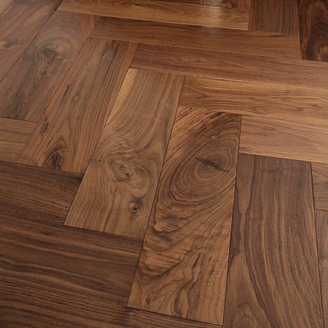 Lacquered American Black Walnut Herringbone 450x150mm HW1820