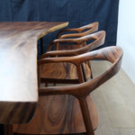 Solid South American Walnut Slab Chair SW01