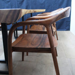 Solid South American Walnut Slab Chair SW01