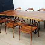 Solid South American Walnut Slab Table 2510mm