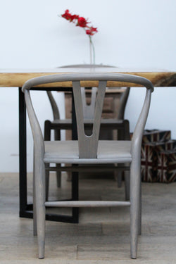 Solid Oiled Birch Slab Chair SW02