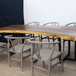 Rustic South American Walnut Slab Table 2530mm Length