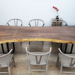 Rustic South American Walnut Slab Table 2530mm Length