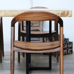 Solid South American Walnut Slab Chair SW01